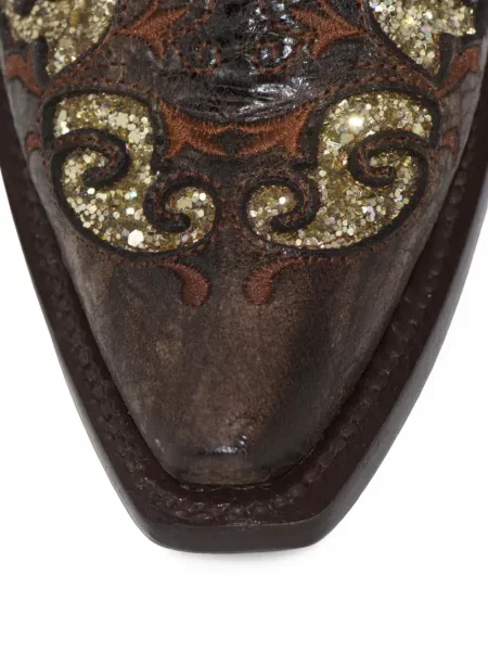 Botine Nortalie din piele maro