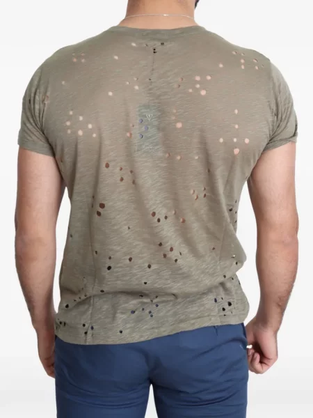 Tricou Guess zdrențuiți maro