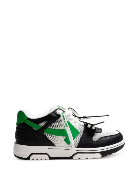 Sneakerși Off-white din piele business alb