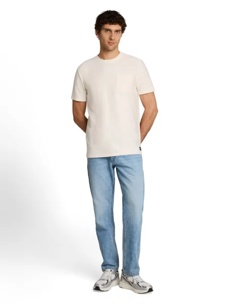 Tom Tailor Denim koszulka Mężczyźni S biały