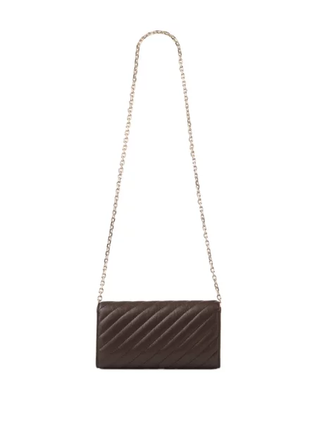 Geantă plic Jimmy Choo maro