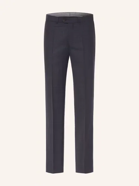Dressler Oblekové Kalhoty Střih Slim Fit dunkelblau