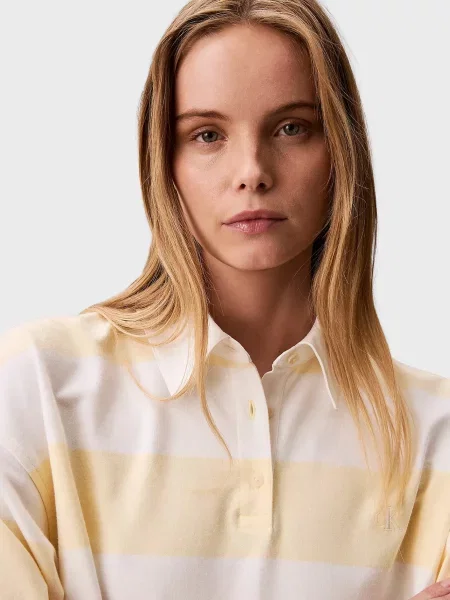 Джинсовое платье Calvin Klein Jeans в полоску