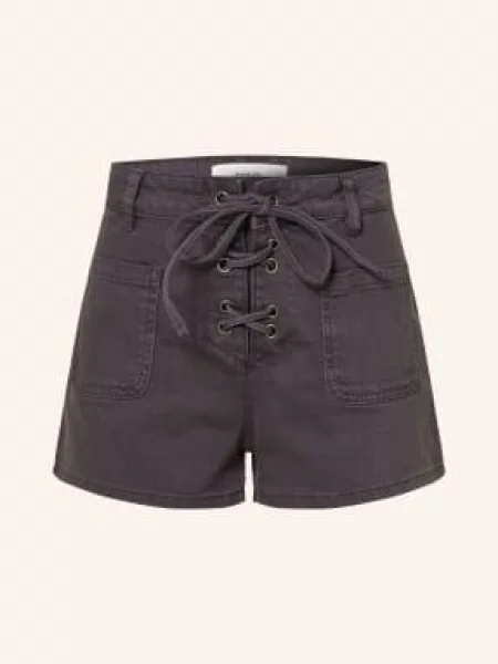 Ba&Sh Džínové Šortky Reno grey carbon šedé
