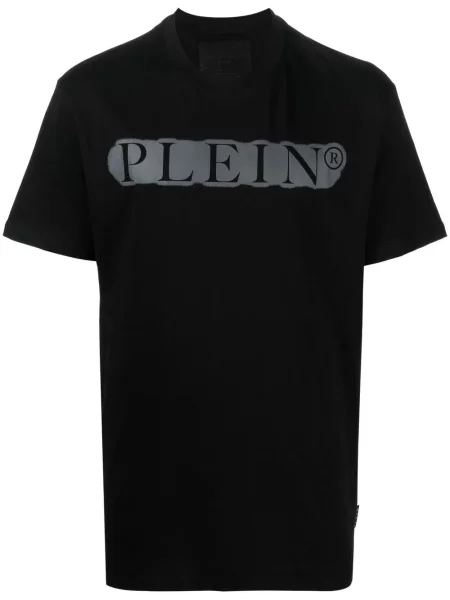 Tričko Philipp Plein s potiskem černé