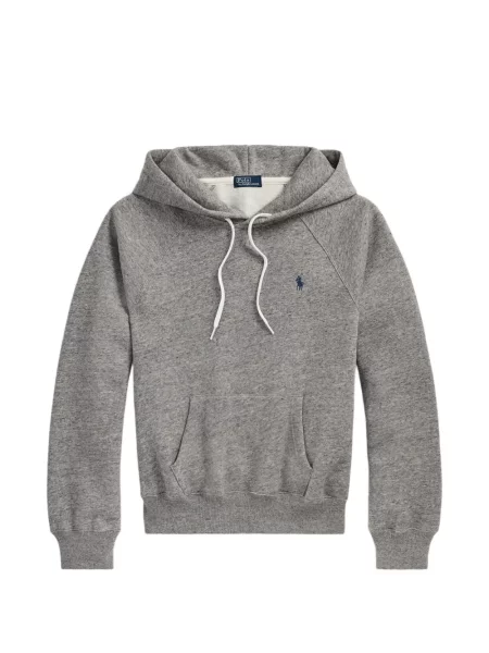 Fleece πουλόβερ Polo Ralph Lauren με αυτόγραφο πορτοκαλί