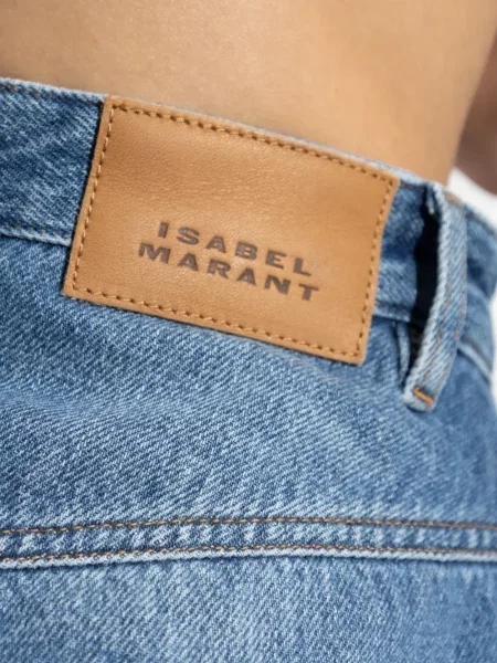 Pantaloni scurți din denim Isabel Marant albastru
