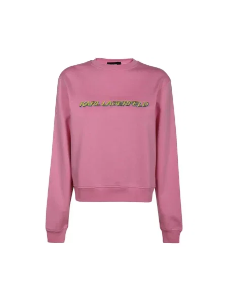 Bluza sportowa Karl Lagerfeld różowa