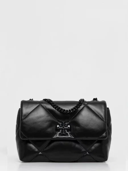 Diamant geanta de piele Tory Burch din piele negru
