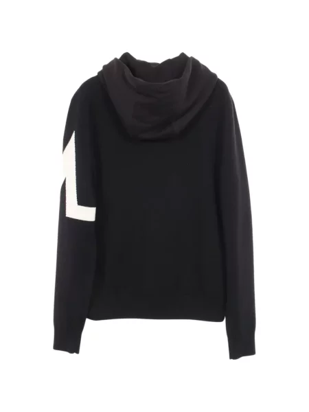 Geacă cu puf Moncler cu glugă negru