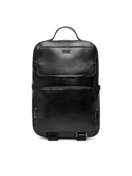 Раница Guess BOSTON голям с изчистен дизайн HMBOCA черно