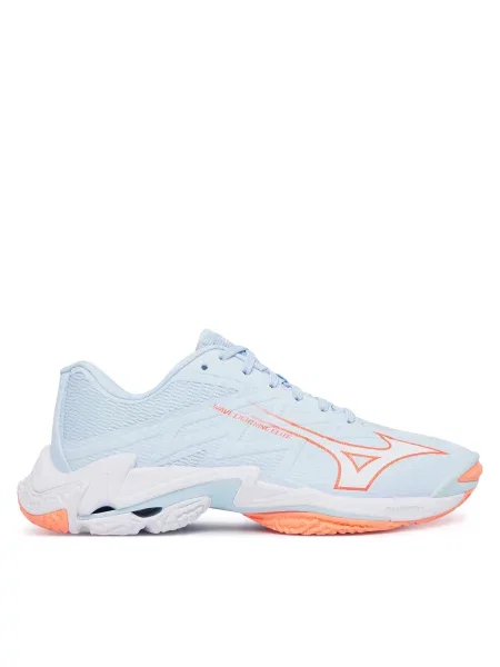 Încălțăminte pentru sporturi de interior Mizuno Wave Lightning Elite deschis albastru