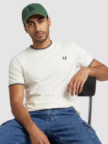 Tricou Fred Perry bej