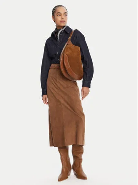 Torbica Polo Ralph Lauren smeđa