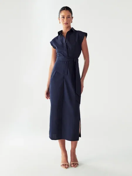 Willa Rochie tip bluză LAURENCE închis albastru