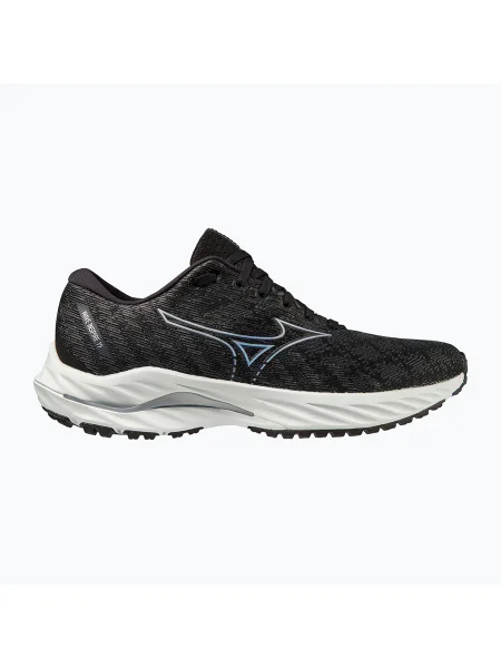 Olcsóbban. Női futócipő Mizuno Wave Inspire 19 D fekete/ ezüst/ snowcrest. Méret: EU fekete