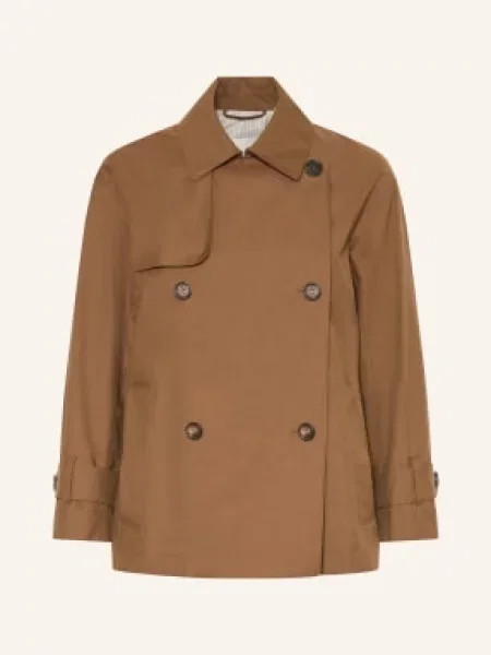Max Mara The Cube Kurtka Trenczowa Zeno braun brązowa