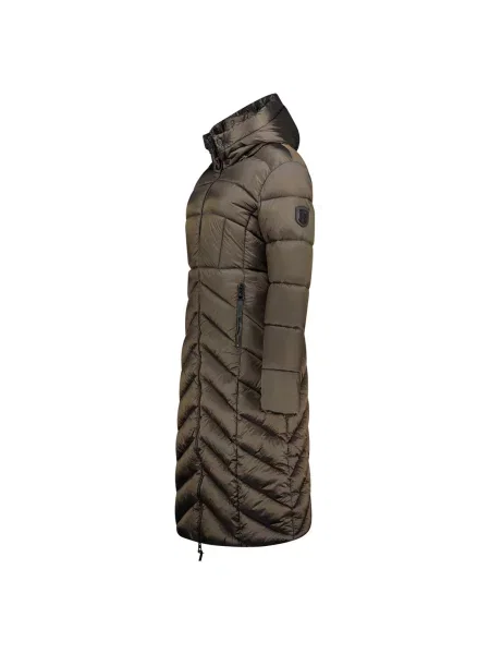 Kurtka Geographical Norway BLANCHE LONG KAKI DB LADY KAKI zielona
