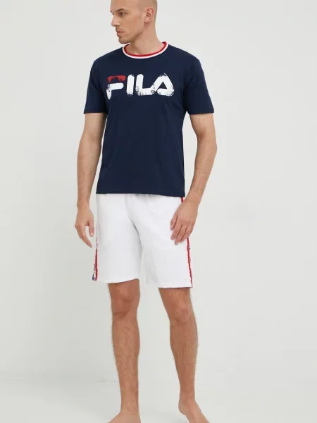 Fila piżama granatowy z nadrukiem