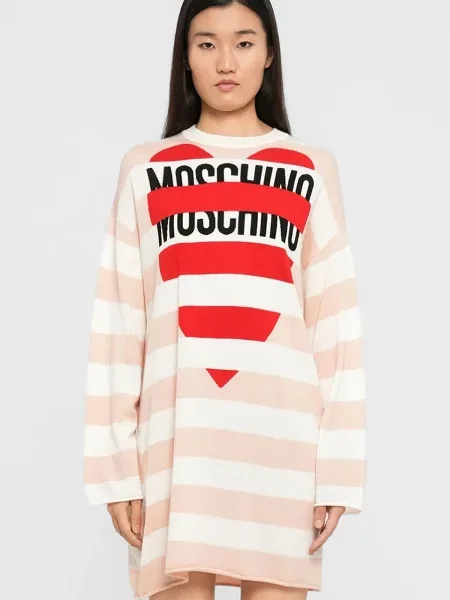 Вовняна Сукня міні Moschino мультиколор
