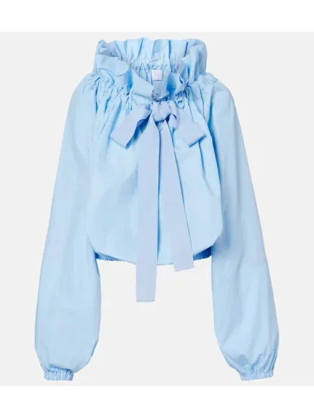 Bluzka Patou wiązana niebieska