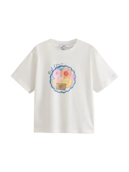 Next Tricou alb