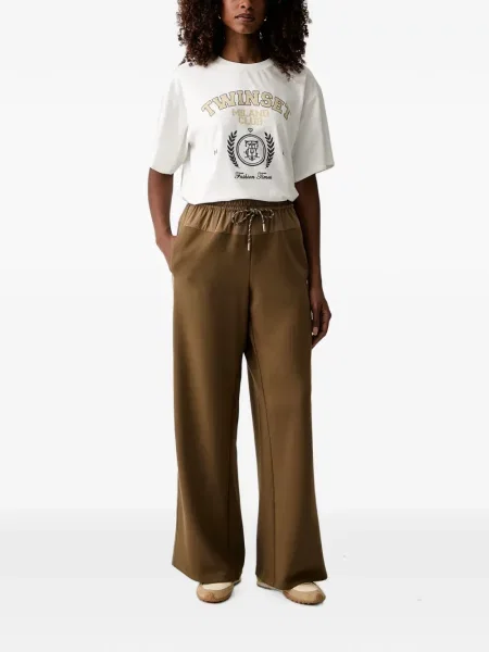 Tricou Twinset cu imagine alb