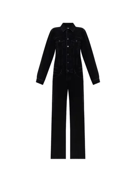 Salopetă de blugi Agolde negru