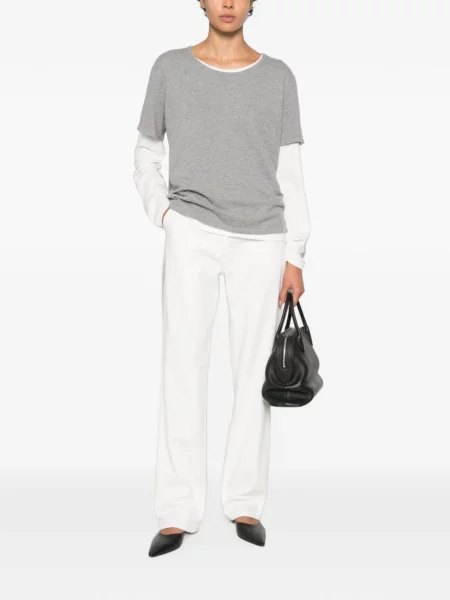 Tricou The Row tricotate gri