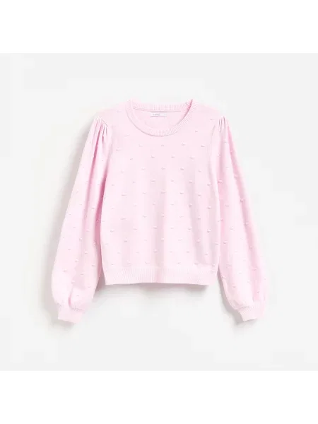 Reserved Viszkózban gazdag pulóver pasztellpink
