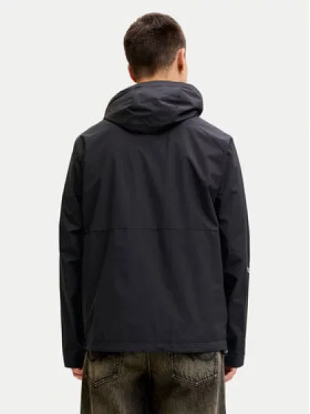 JACK & JONES Přechodná bunda JCOCLUB černá bílá