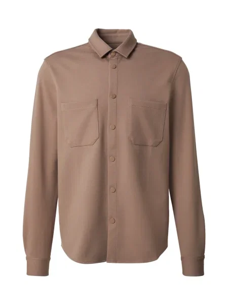 DAN FOX APPAREL Cămașă Leonidas cappuccino maro