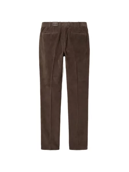 Pantaloni Incotex de catifea cord maro