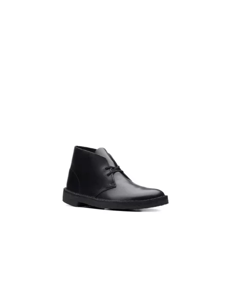 Iš natūralios odos desert boots Clarks Originals juoda