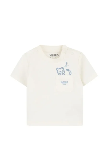 Spodnie dziecięce Kenzo niebieskie