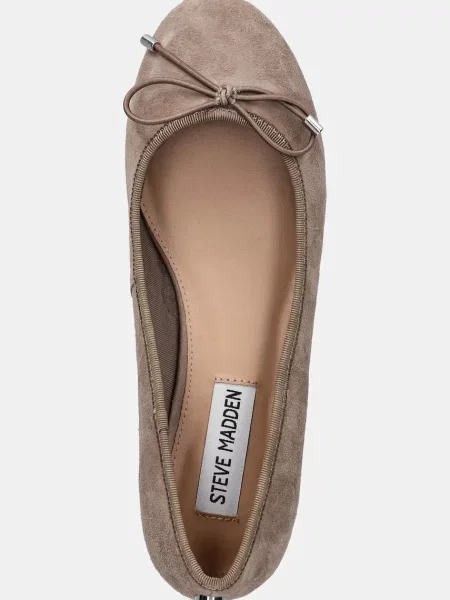 Замшевые туфли Steve Madden бежевые