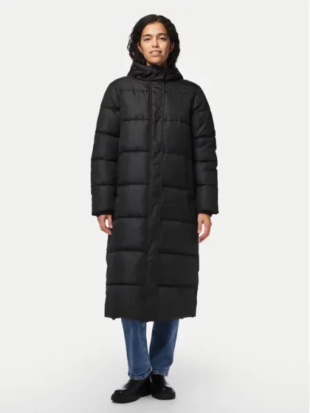 Pieces Пуховик Maddie чорний