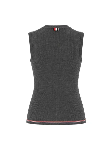 Sweter Thom Browne wełniany szary