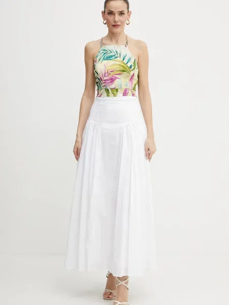 Блузка Guess GAELLE візерунок бежевий