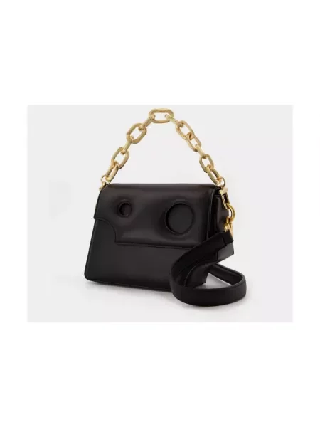 Torebka skórzana Off-white skórzana z nadrukiem biała