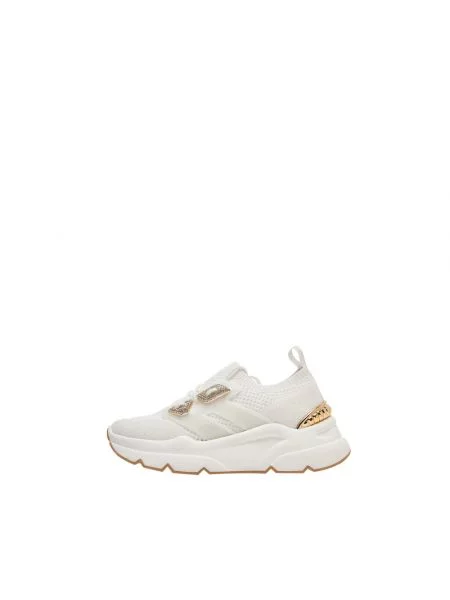 Sneakersy Emanuélle Vee skórzane białe