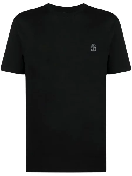 Tricou Brunello Cucinelli cu imagine negru
