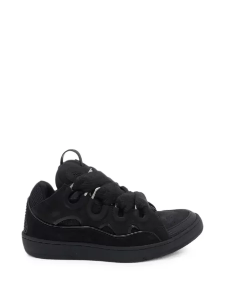 Sneakerși Lanvin din piele negru