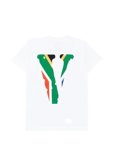 Tricou Vlone scurt cu autograf alb