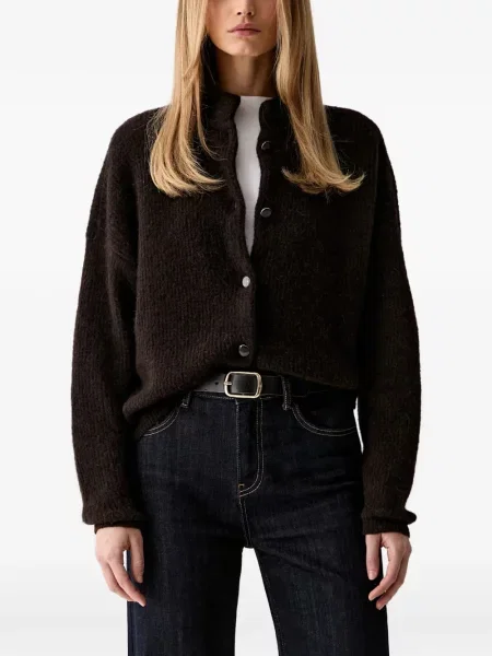 Cardigan Gestuz tricotate maro