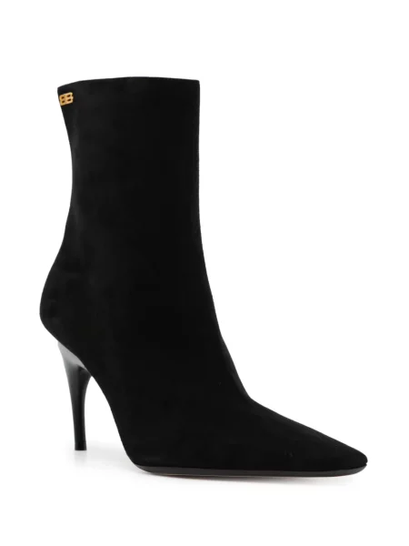 Cizme scurte Balenciaga cu autograf negru