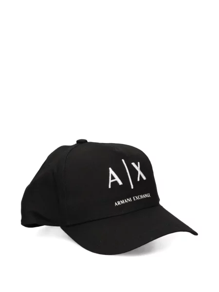 Șapcă Armani Exchange cu broderie negru
