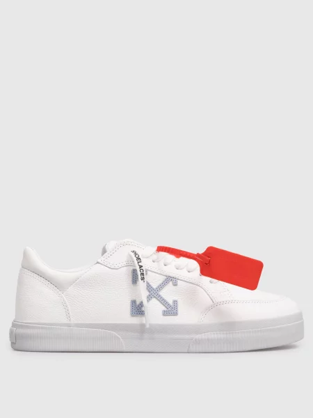 Шкіряні кросівки Vulc Low з емблемою Off-white білі