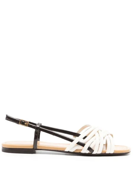 Kožne sandale Tory Burch s otvorenom petom