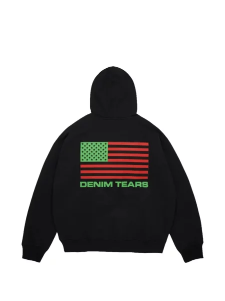 Hanorac cu glugă Denim Tears negru